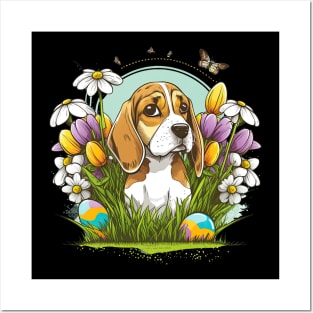 Easter Beagle Posters and Art